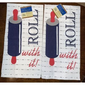 Home Collection Kitchen Towels Dishcloth Flour Sack Towels‎ 15x25" 2 Piece